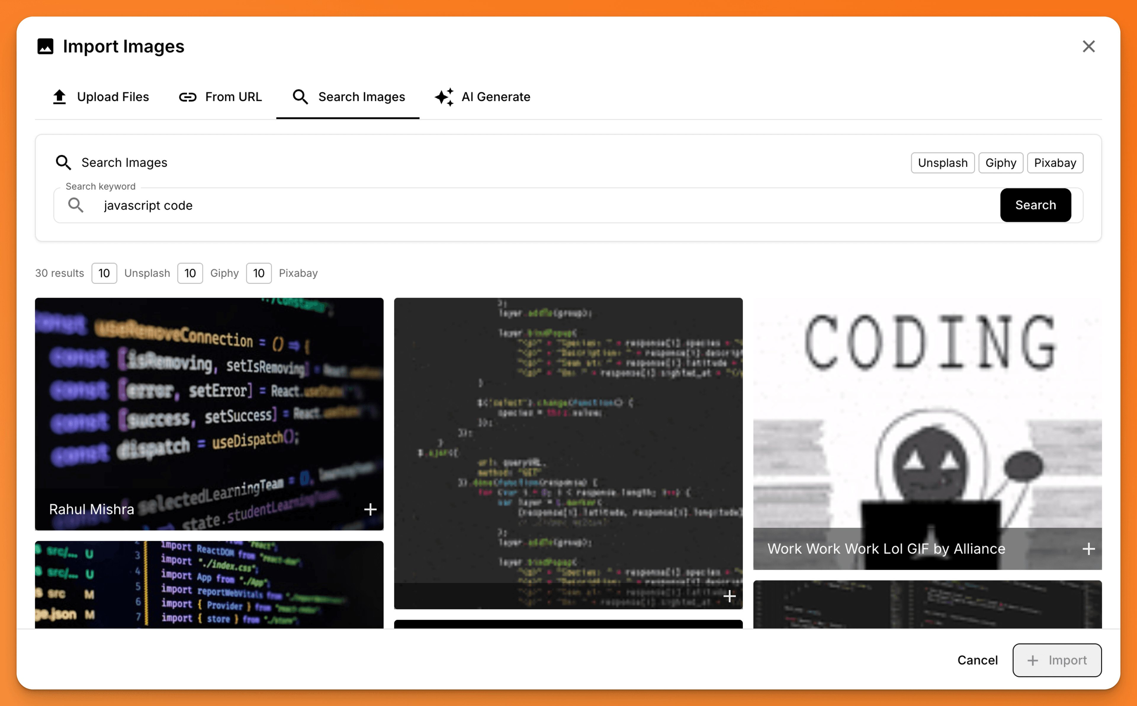 Add images and GIFs to your docs
